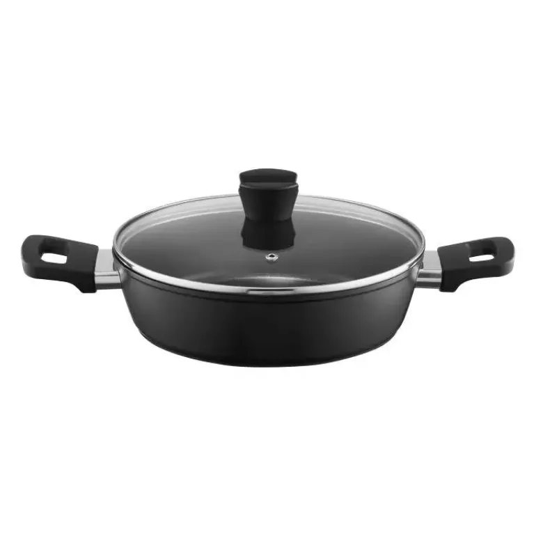 AMBITION ALTO Patelnia głęboka 32 cm + pokrywka / z powłoką Qualum Basic / indukcja