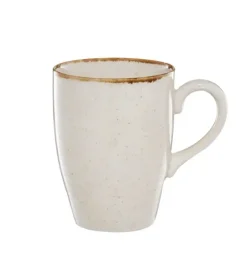 AMBITION CRAFT Serwis obiadowy 24 el dla 6 osób / beżowa porcelana