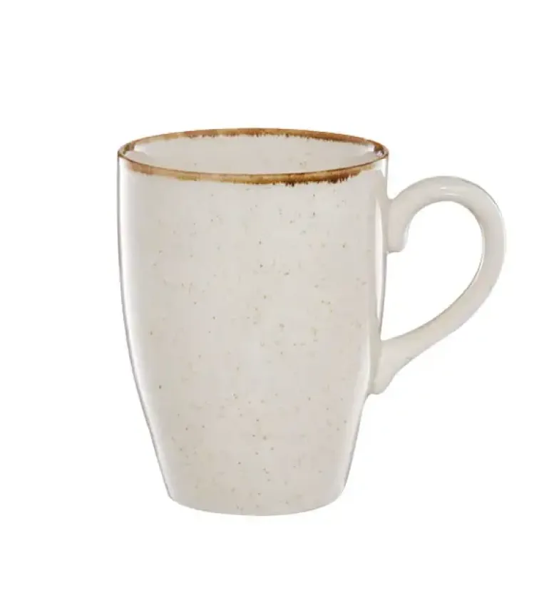 AMBITION CRAFT Serwis obiadowy 24 el dla 6 osób / beżowa porcelana