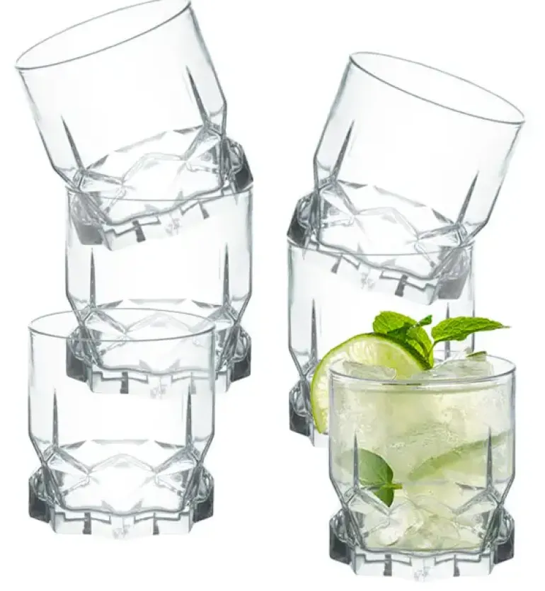 AMBITION DIAMOND Komplet 12 szklanek niskich 325 ml / szkło