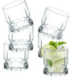 AMBITION DIAMOND Komplet 6 szklanek niskich 325 ml / szkło