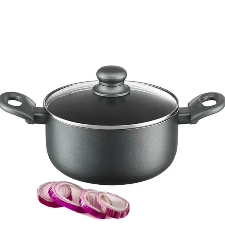 AMBITION GRAPHITE Garnek z pokrywką 20 cm 2,9 l / Powłoka ILAG BASIC / 20127