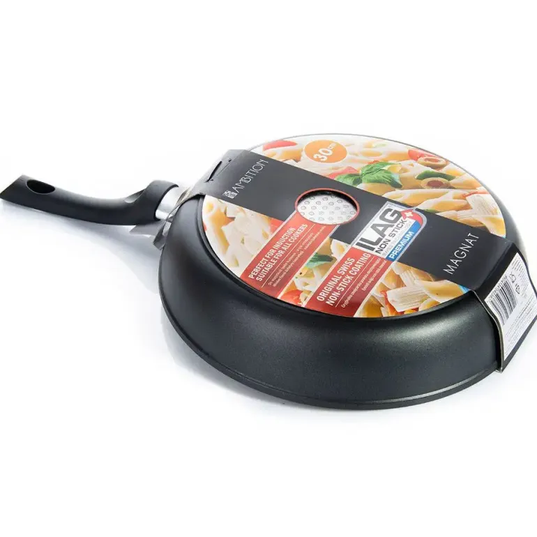 AMBITION MAGNAT Patelnia aluminiowa 30 cm / powłoka ILAG Non-Stick Premium / INDUKCJA