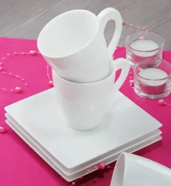 AMBITION PORTO Serwis kawowy 24 elementy dla 12 osób / Porcelana