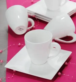 AMBITION PORTO Serwis kawowy 24 elementy dla 12 osób / Porcelana