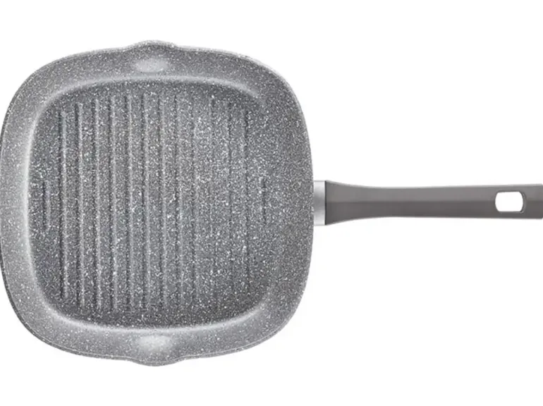 AMBITION SILVERSTONE Patelnia grillowa z powłoką Qualum Basic Stone Edition 26 cm