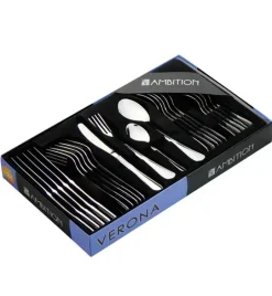AMBITION VERONA Sztućce Komplet 24 el pudełko / 6 os / połysk