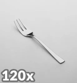 AMEFA ATLANTIC Sztućce UE 120x Widelczyk do ciasta LUZ / połysk