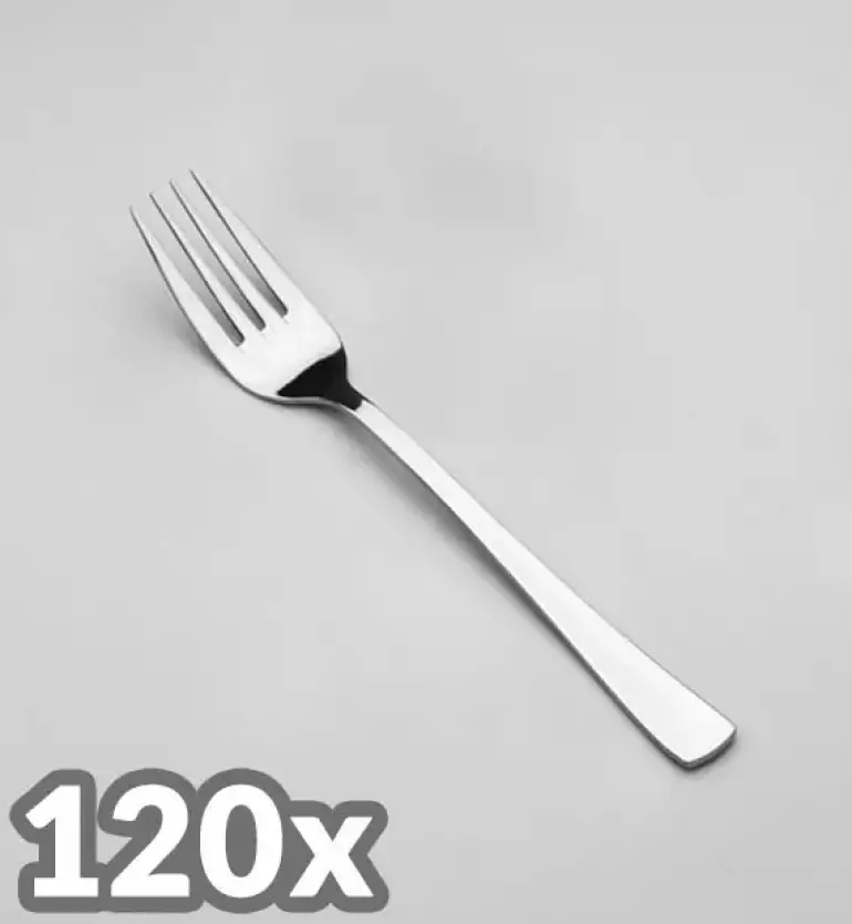 AMEFA ATLANTIC Sztućce UE 120x Widelec stołowy LUZ / połysk
