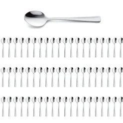 AMEFA ATLANTIC Sztućce UE 60x Łyżeczka do herbaty 13,8 cm stal 18/10