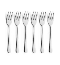 AMEFA AUSTIN Sztućce UE 6x Widelczyk do ciasta 14,3 cm stal 18/0