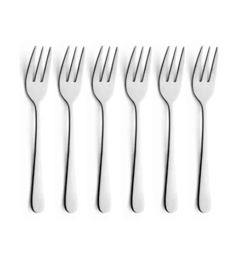 AMEFA AUSTIN Sztućce UE 6x Widelczyk do ciasta 14,3 cm stal 18/0