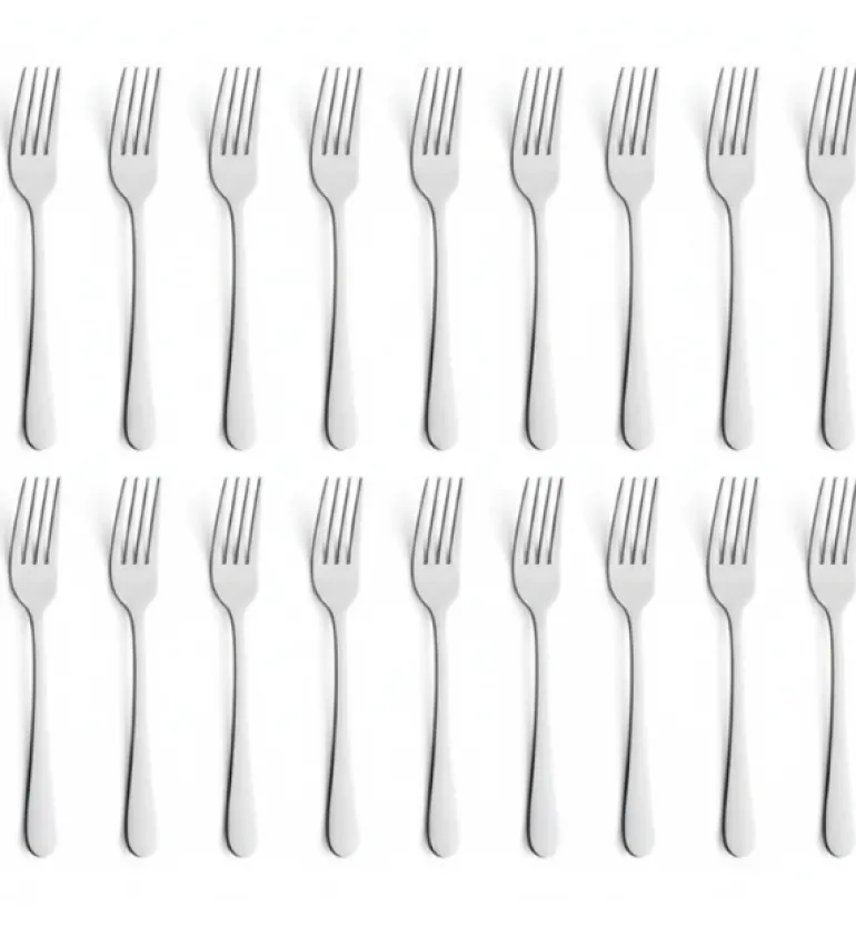 AMEFA AUSTIN Sztućce UE 18x Widelec stołowy 20,6 cm stal 18/0