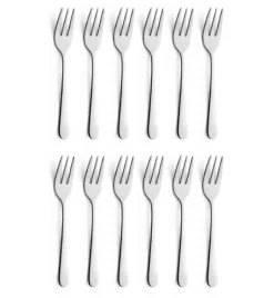 AMEFA AUSTIN Sztućce UE 12x Widelczyk do ciasta 14,3 cm stal 18/0