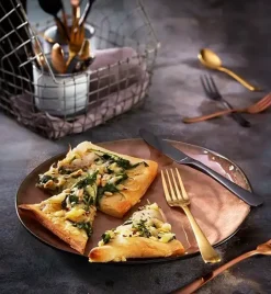 AMEFA AUSTIN VINTAGE Sztućce UE 72 el pudełko / 18 os RETRO STYL / złote / wieczysta gwarancja