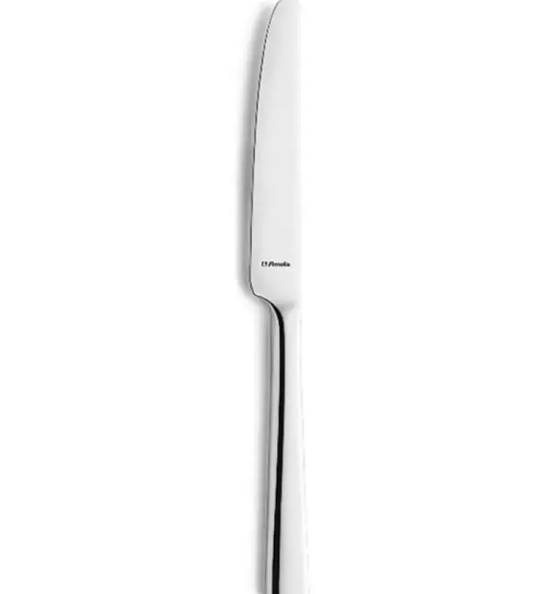AMEFA BLISS Sztućce UE 6 x Nóż obiadowy 22,4 cm / połysk / stal nierdzewna 18/0
