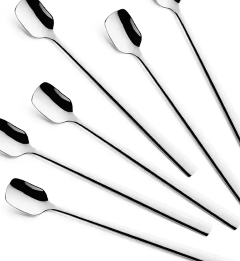 AMEFA BLISS Sztućce UE 6 x Łyżeczka do latte 20,3 cm / połysk / stal nierdzewna 18/0