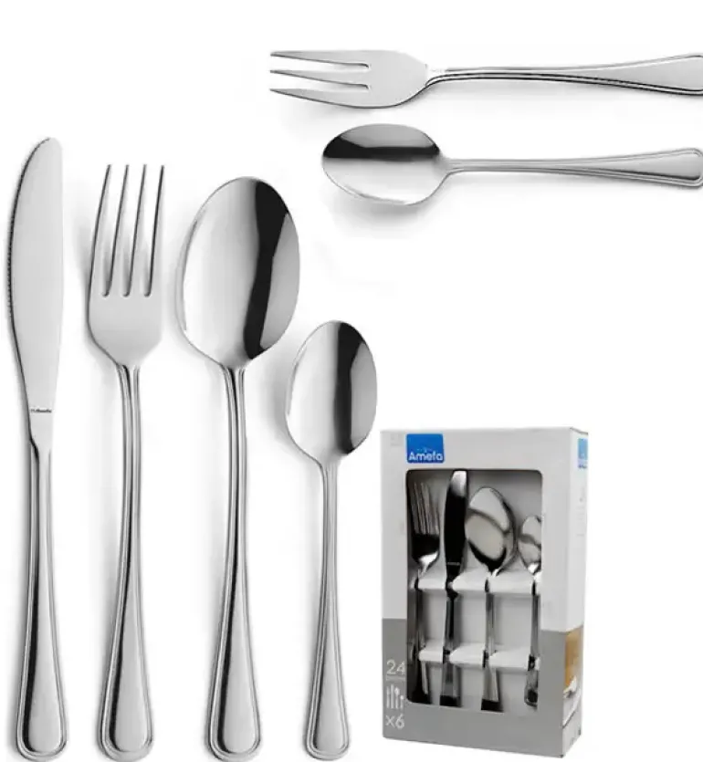 AMEFA BOLOGNA Sztućce UE 36 el pudełko + luz / 6 os / połysk