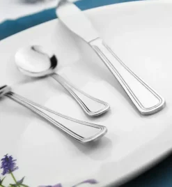 AMEFA BOLOGNA Sztućce UE 6x Widelczyk do ciasta LUZ / połysk