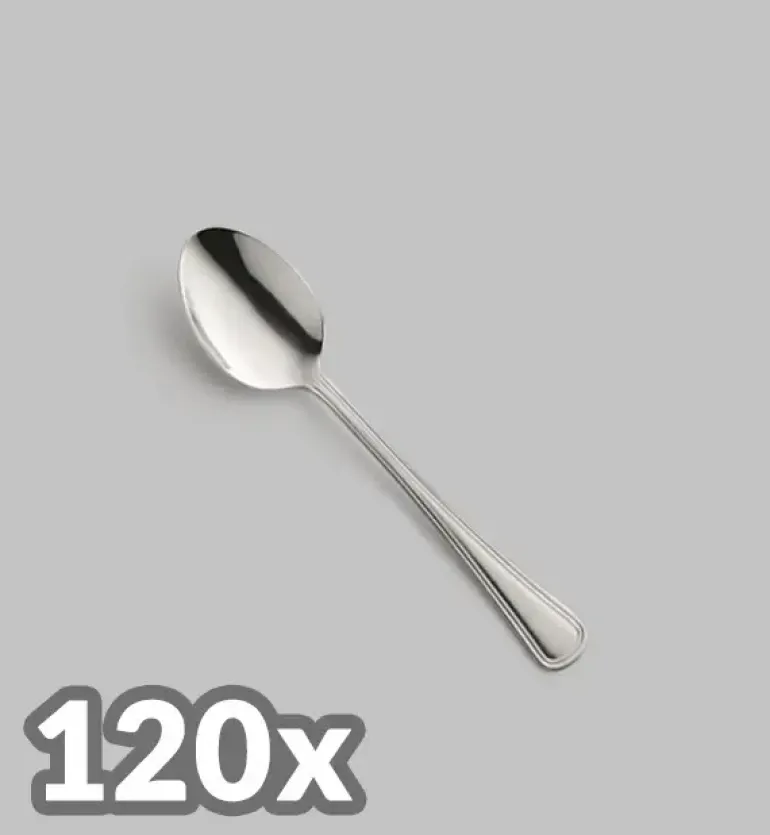 AMEFA BOLOGNA Sztućce UE 120x Łyżeczka do herbaty LUZ / połysk
