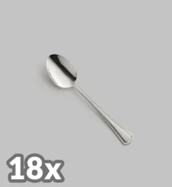 AMEFA BOLOGNA Sztućce UE 18x Łyżeczka do kawy LUZ / połysk