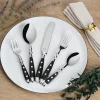 AMEFA COUNTRY Sztućce UE 6x Widelec obiadowy 22,6 cm luzem stal 18/0 RETRO STYL