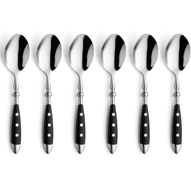 AMEFA COUNTRY Sztućce UE 6x Łyżka obiadowa 22,6 cm luzem stal 18/0 RETRO STYL