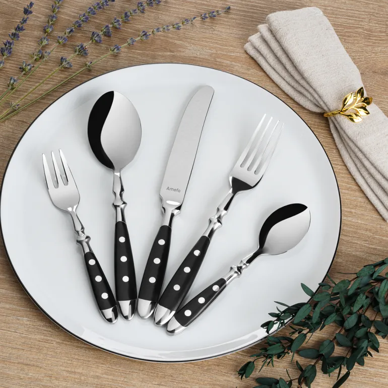 AMEFA COUNTRY Sztućce UE 1x Łyżka obiadowa 22,6 cm luzem stal 18/0 RETRO STYL