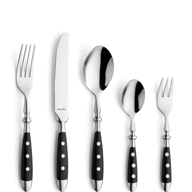 AMEFA COUNTRY Sztućce UE 12x Łyżka obiadowa 22,6 cm luzem stal 18/0 RETRO STYL