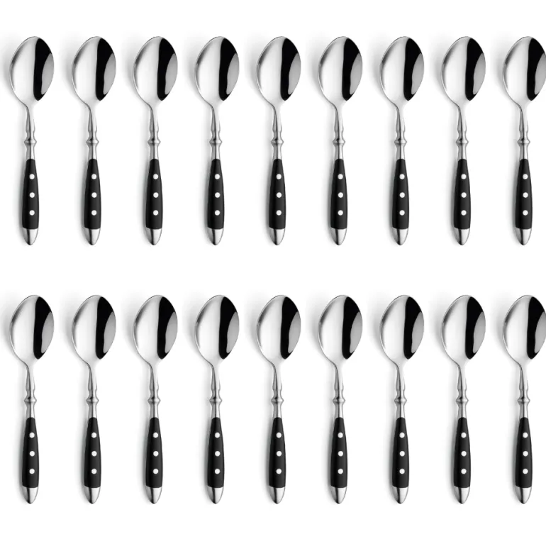 AMEFA COUNTRY Sztućce UE 18x Łyżka obiadowa 22,6 cm luzem stal 18/0 RETRO STYL