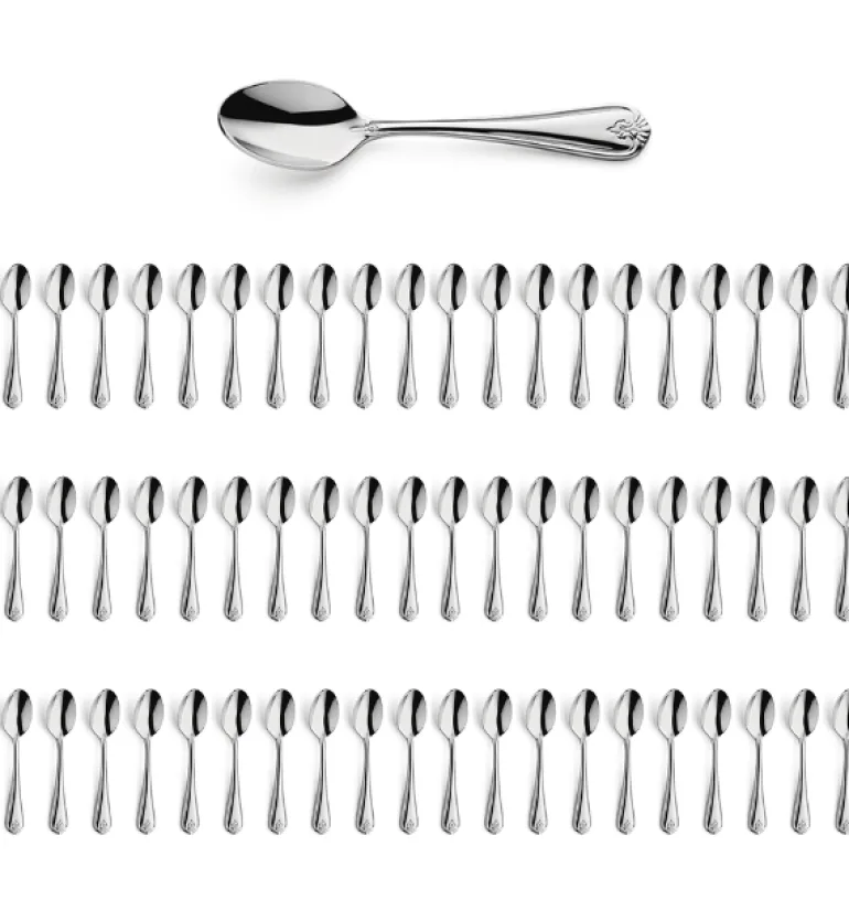 AMEFA DUKE Sztućce UE 60x Łyżeczka do herbaty 13,7 cm luzem stal 18/10 RETRO STYL