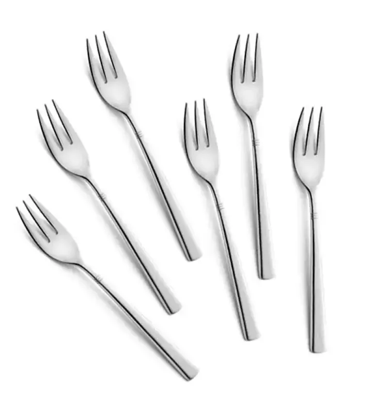 AMEFA PALMON Sztućce UE 6x Widelczyk do ciasta LUZ stal 18/10