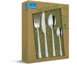 AMEFA PHOENIX Komplet sztućców z recyklingu 72 el dla 18 os w pudełku / połysk / stal nierdzewna 18/0