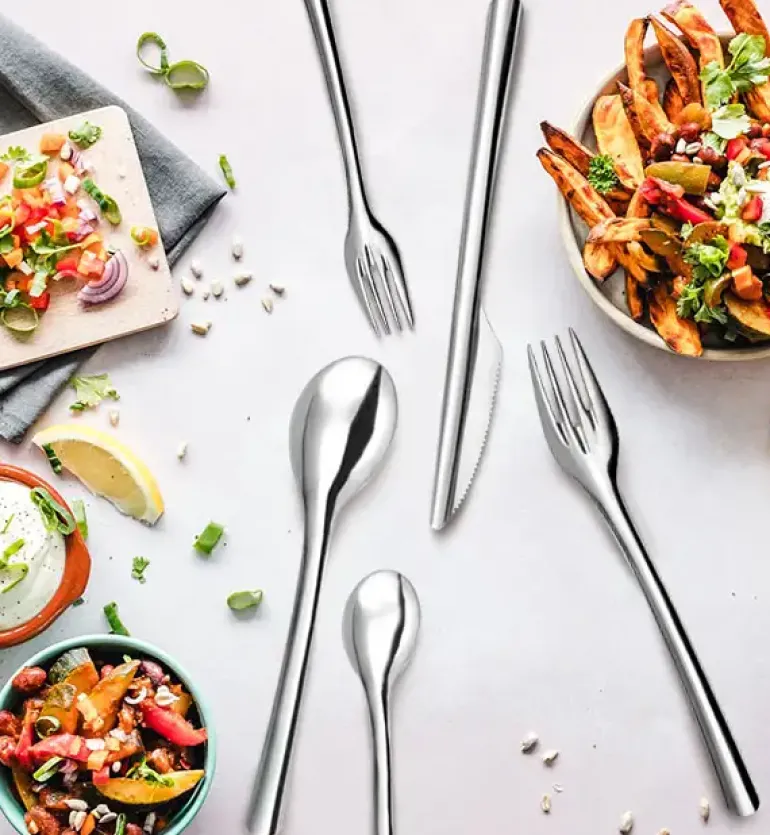 AMEFA SLIM Sztućce 60x Łyżka obiadowa LUZ stal 18/0