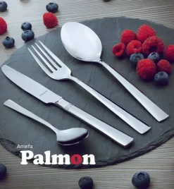 AMEFA Sztućce UE / PALMON 60x Łyżka stołowa stal 18/10