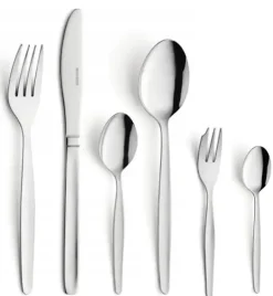 AMEFA Sztućce UE / SCANDINAVE Komplet sztućce 36 el dla 6 os luzem | stal 18/0 sztućce dla gastronomii