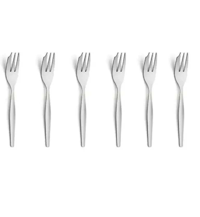 AMEFA Sztućce UE / SCANDINAVE 6x Widelczyk do ciasta | stal 18/0 sztućce dla gastronomii