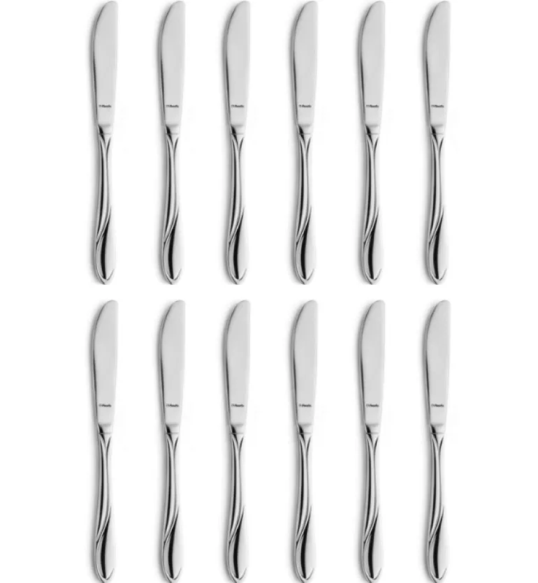 AMEFA WHISPER Sztućce UE 12x Nóż obiadowy 21,5 cm stal 18/0 LUZ