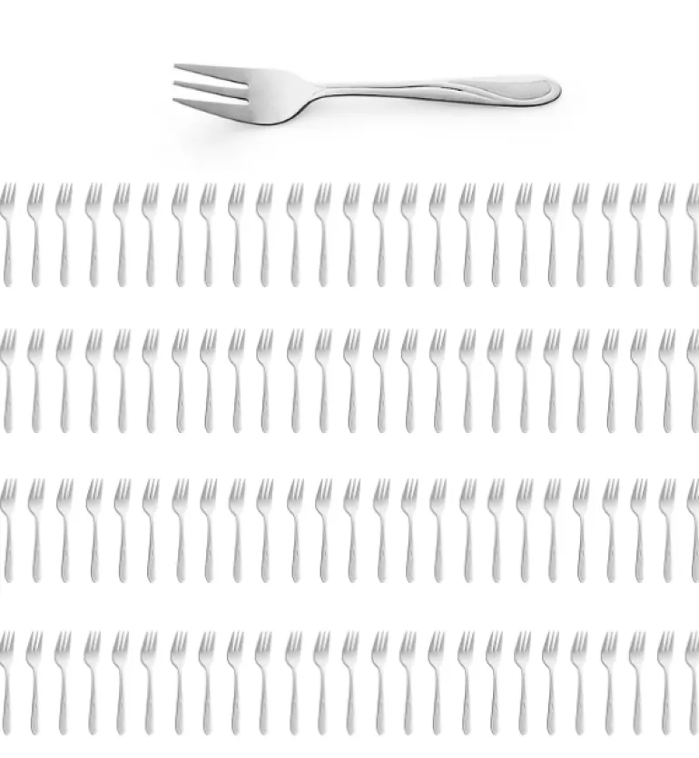 AMEFA WHISPER Sztućce UE 100x Widelczyk do ciasta 13,8 cm stal 18/0 LUZ