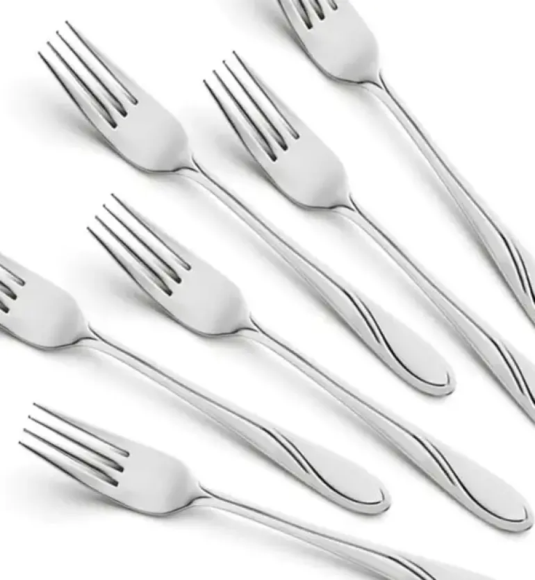 AMEFA WHISPER Sztućce UE 18x Widelec obiadowy 19,7 cm stal 18/0 LUZ