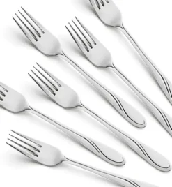 AMEFA WHISPER Sztućce UE 6x Widelec obiadowy 19,7 cm stal 18/0 LUZ