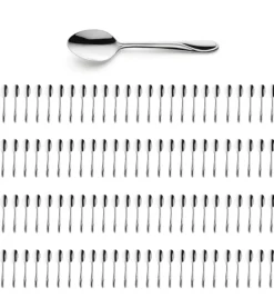 AMEFA WHISPER Sztućce UE 100x Łyżeczka do kawy 11,3 cm stal 18/0 LUZ