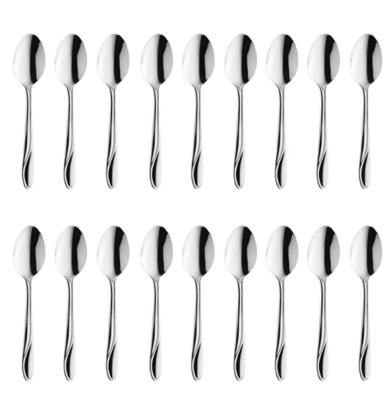 AMEFA WHISPER Sztućce UE 18x Łyżeczka do herbaty 13,6 cm stal 18/0 LUZ