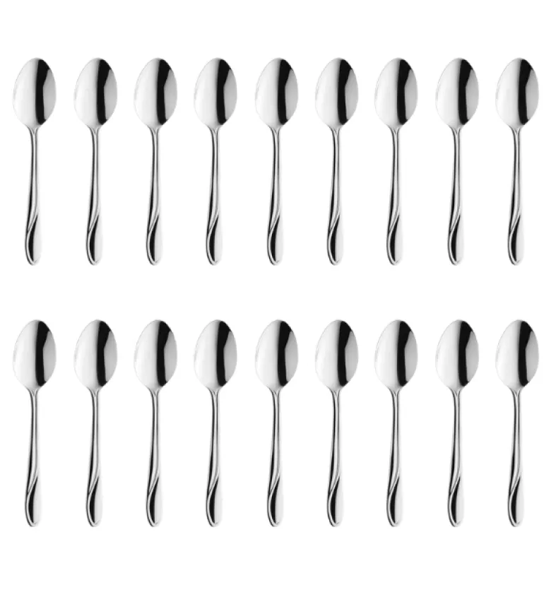 AMEFA WHISPER Sztućce UE 18x Łyżeczka do kawy 11,3 cm stal 18/0 LUZ