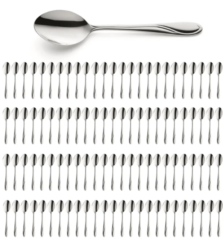 AMEFA WHISPER Sztućce UE 100x Łyżka obiadowa 19,4 cm stal 18/0 LUZ