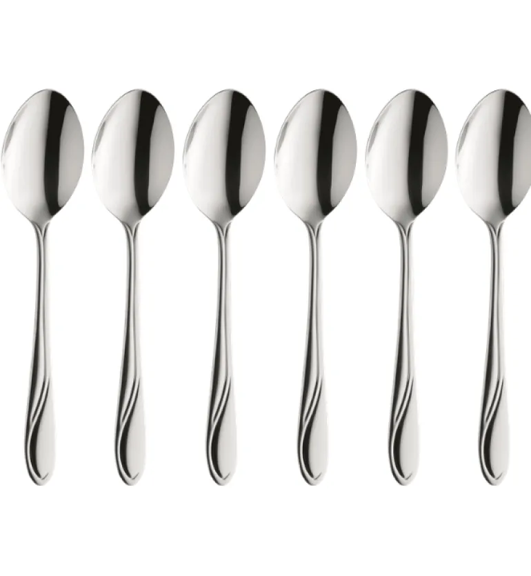 AMEFA WHISPER Sztućce UE 6x Łyżka obiadowa 19,4 cm stal 18/0 LUZ