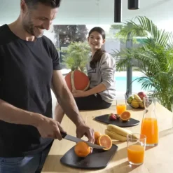 BLIM PLUS Deska do krojenia/serwowania czarna / produkt innowacyjny