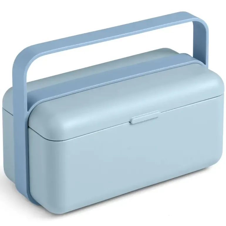 BLIM PLUS Lunchbox ze sztućcami mały niebieski / innowacyjny / wygodny