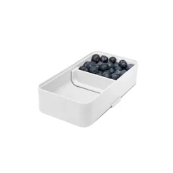 BLIM PLUS Lunchbox ze sztućcami mały biały / innowacyjny / wygodny