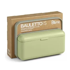 BLIM PLUS Lunchbox ze sztućcami mały zielony / innowacyjny / wygodny